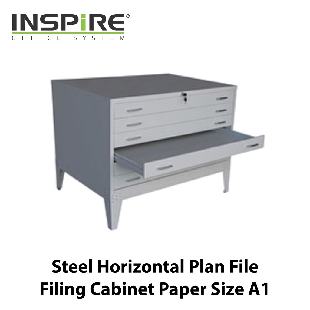 Steel Horizontal Plan File Filing Cabinet Size A1 Shopee Malaysia