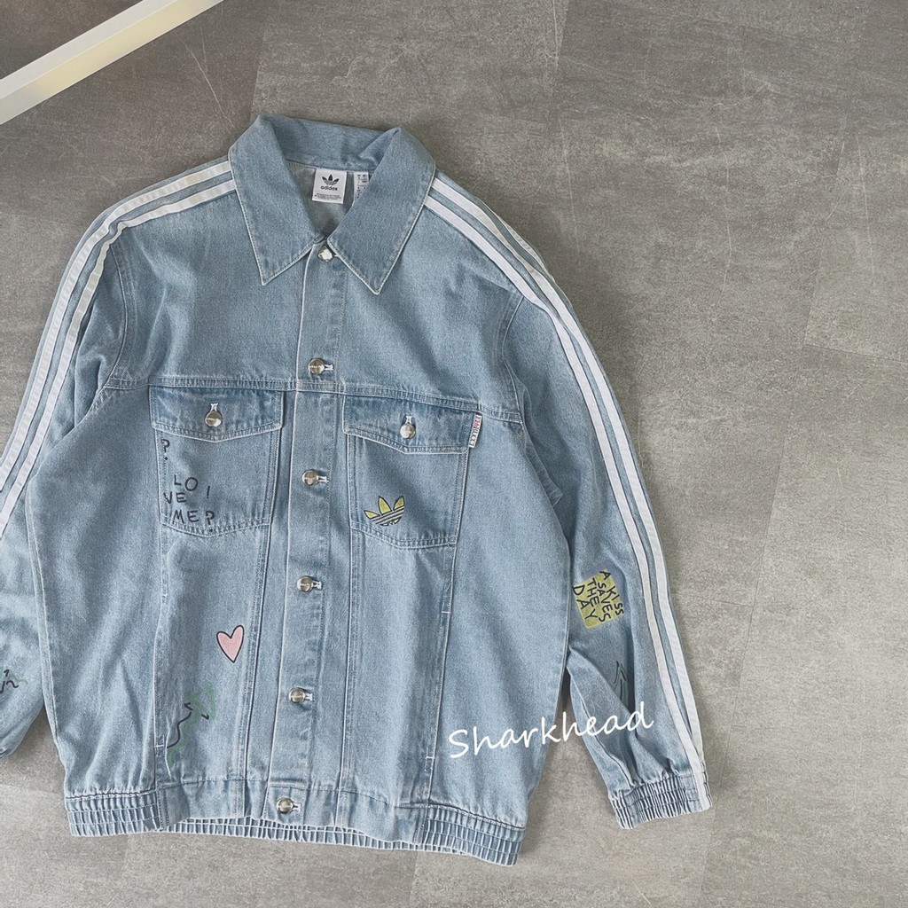 adidas fiorucci denim pants