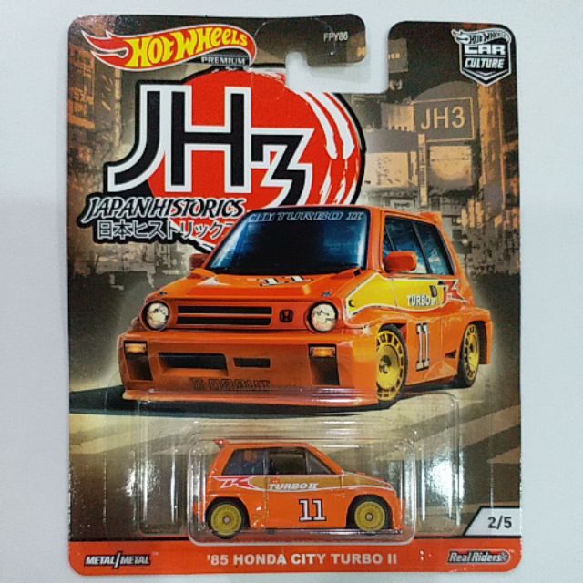 hotwheels honda city turbo ii