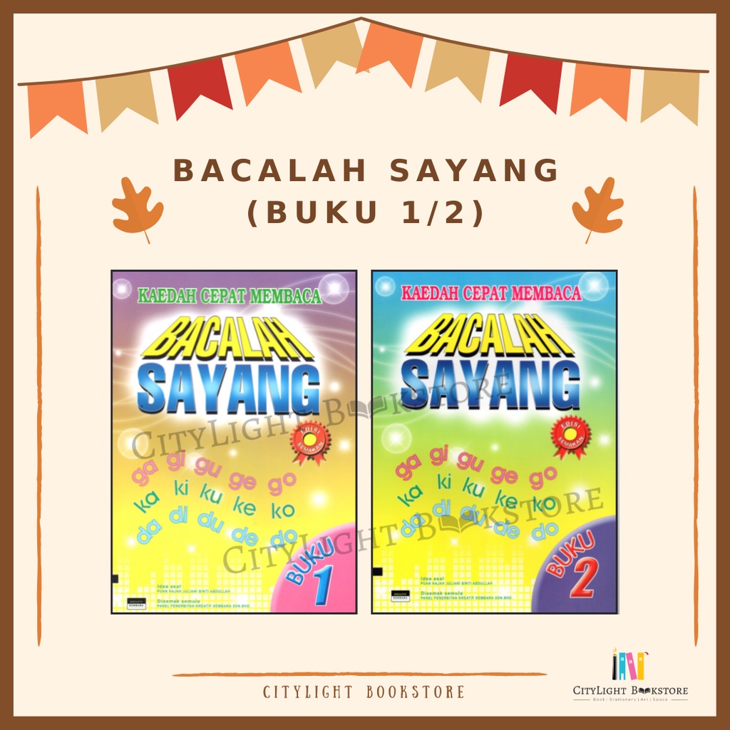 [CITYLIGHT] Prasekolah 2023: Kaedah Cepat Membaca Bacalah Sayang - Kreatif Kembara