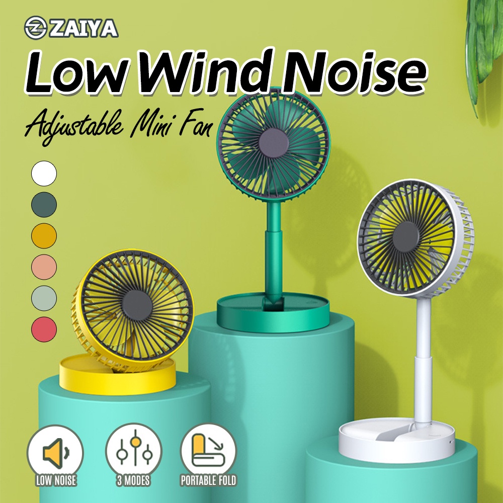 PORTABLE MINI FAN Kipas Adjustable Cooling Handy Desk Home Office Table