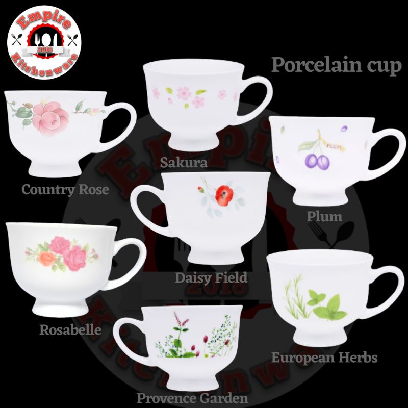 Corelle cup porcelain made in japan cawan porcelain Shopee Malaysia