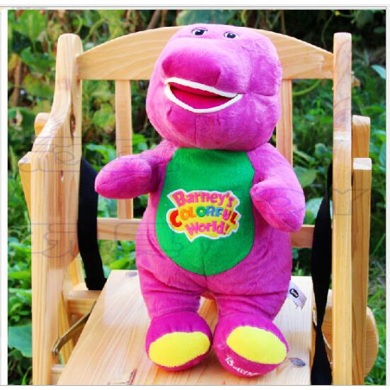 barney purple dinosaur plush toys action figure benny stuffed doll kids ...