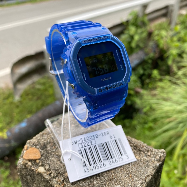 Casio G Shock Dw 5600sb 2dr Jelly Biru Shopee Malaysia
