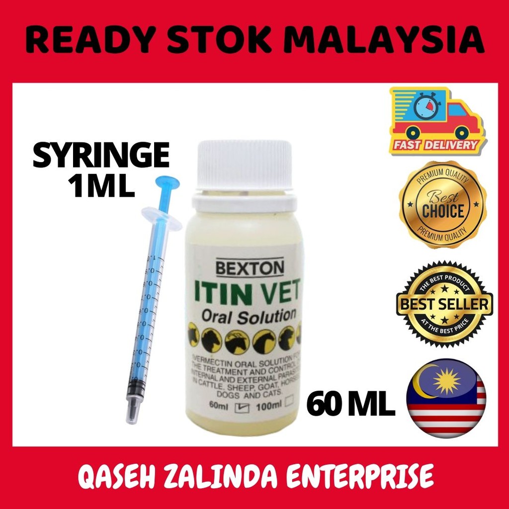 BEXTON ITIN VET Oral Solution - (60ml)  Shopee Malaysia