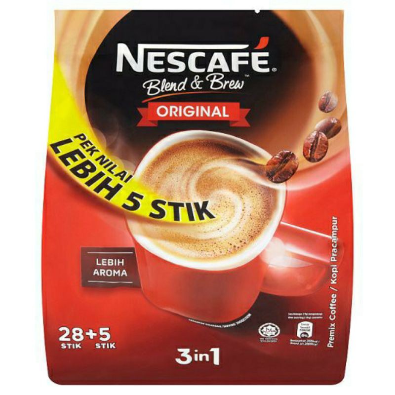 Nescafe Blend & Brew Original 3 in 1 Coffee / nescafe 3 in 1 / nescafe