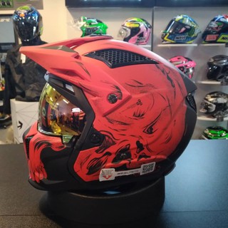Ready Stock Mt Helmet Street Fighter Sv Twin Chrome 100 Original Shopee Malaysia