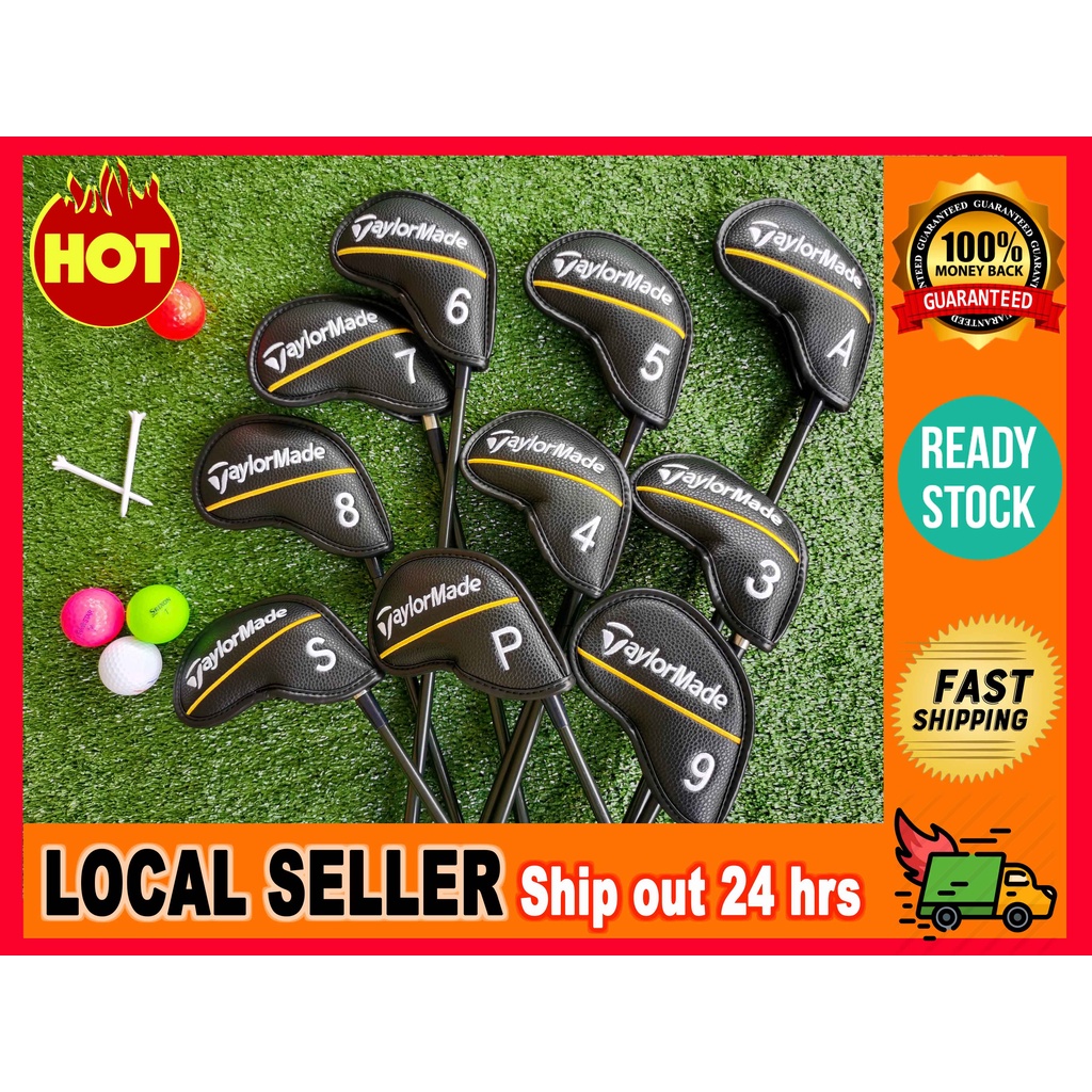 10pcs Taylormade New Golf Iron Cover Golf Head Cover Set Protect golf