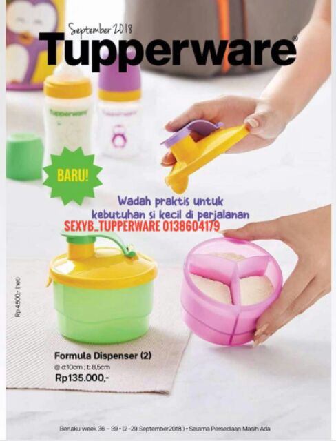 tupperware formula dispenser