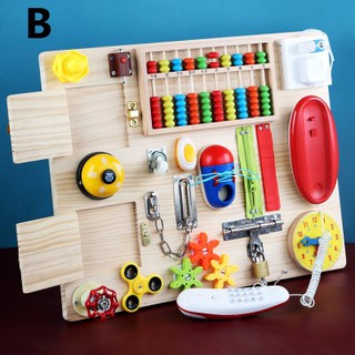 Toy For Travel Sensory Board Busy Board For Toddler Mini Activity Board Travel Busy Board Montessori Toy Shopee Malaysia