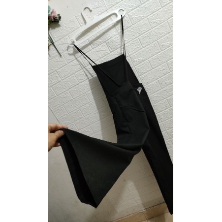 Cool, cool, jet black jumpsuit
