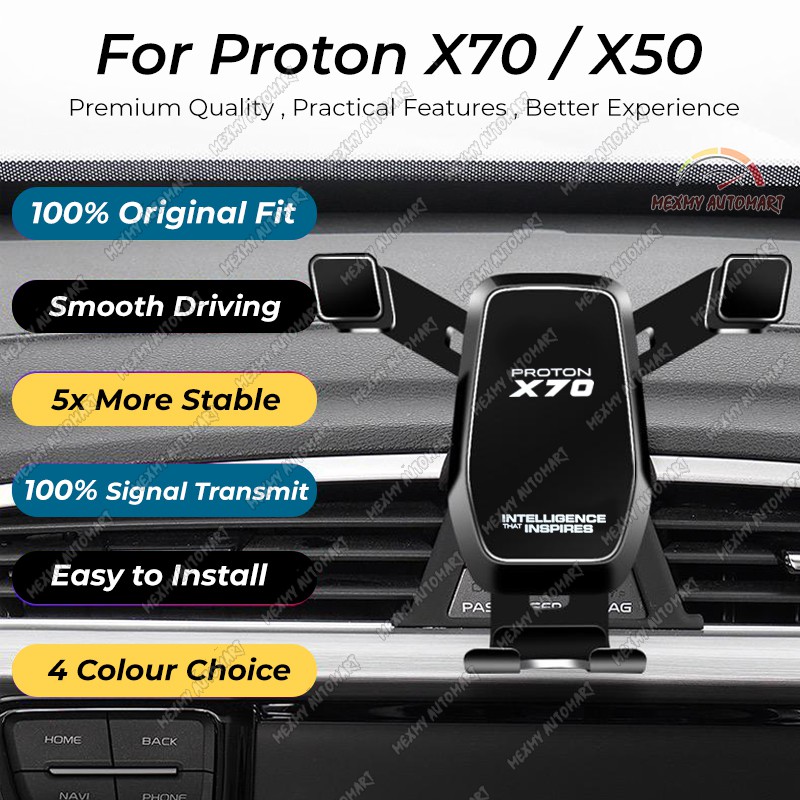 [LATEST] Proton X50 X70 Logo Phone Holder Accessories Custom Fit