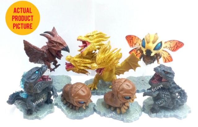 eggmon godzilla figures
