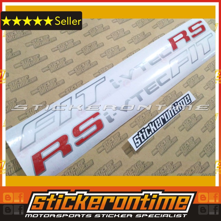 Fit Rs Sticker Side Door Honda Fit Gk I Vtec Rs Vtec Kiri Kanan