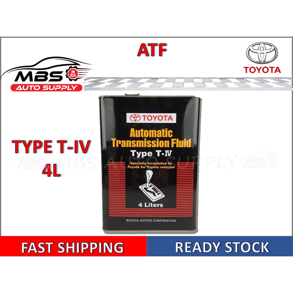 ORIGINAL TOYOTA GENUINE AUTOMATIC TRANSMISSION FLUID TYPE TIV JAPAN