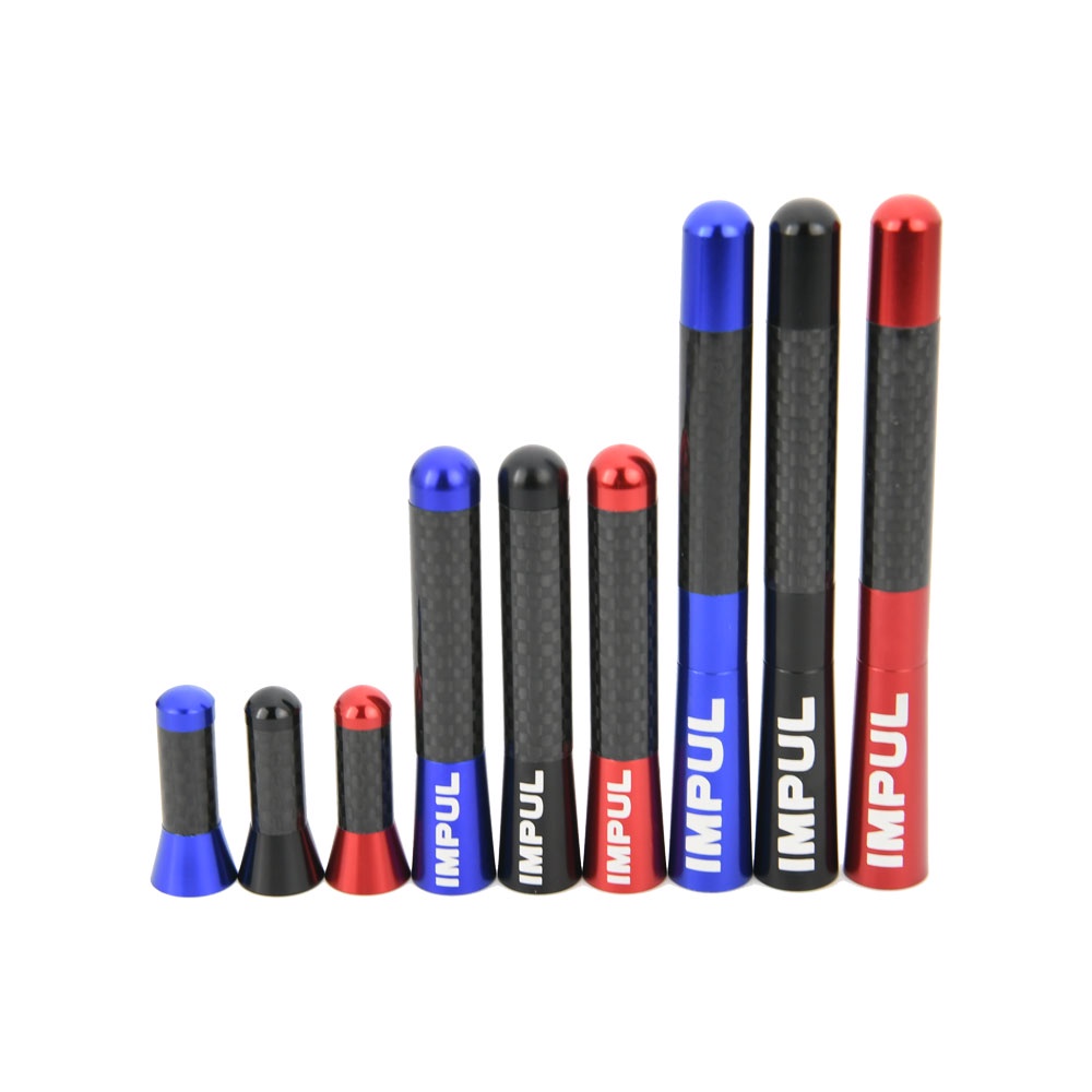 3.5/8/12CM Carbon Fiber Car Antenna FM Radio Aerial Signal Receiver Antena MUGEN TRD IMPUL RALLIART SPOON SPORTS