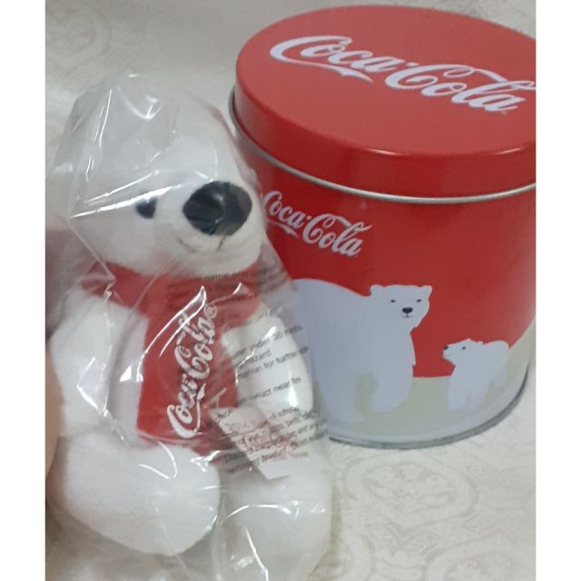 Original 2014 Gsc Coca Cola Polar Bear With Tin Shopee Malaysia