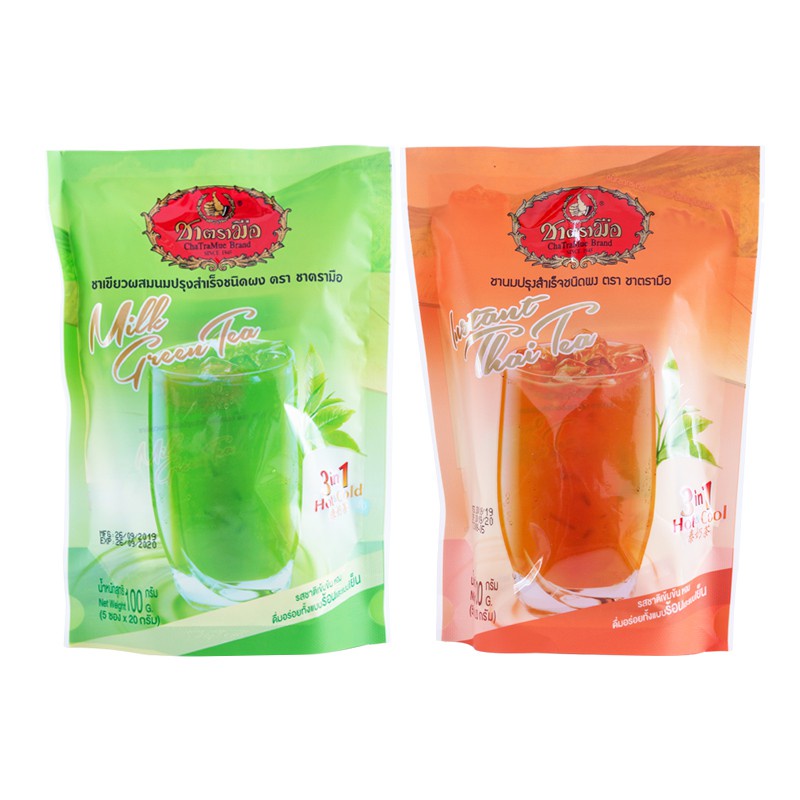 Thailand chatramue brand thai milk tea/greentea 3in1 500g Shopee Malaysia