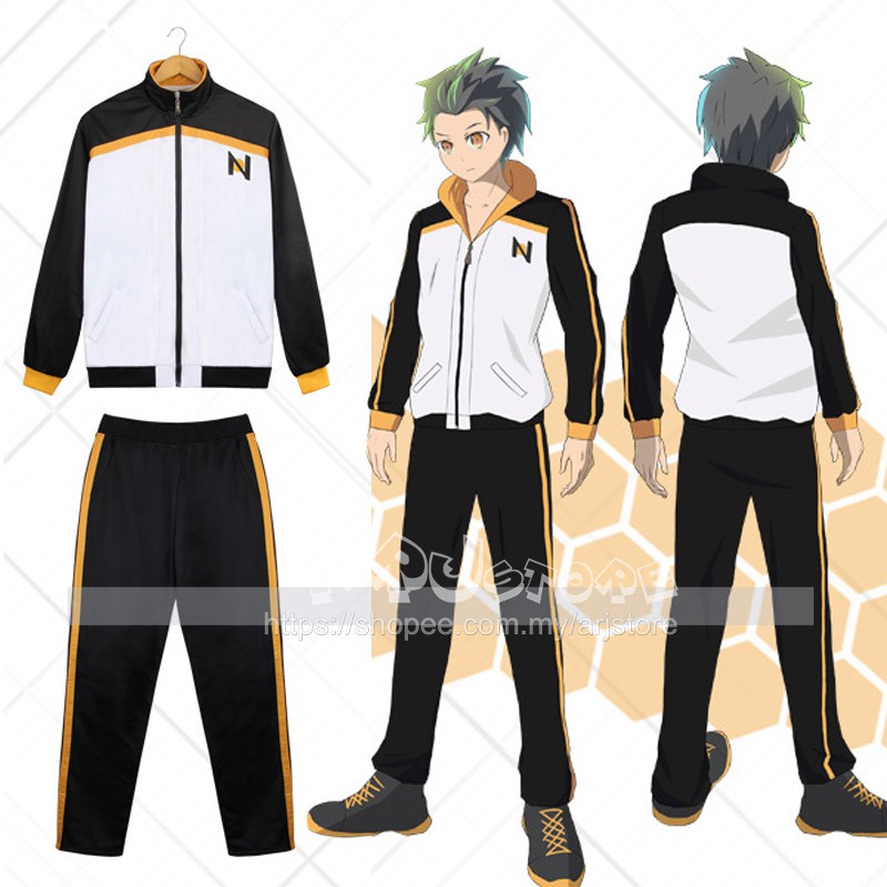 Anime Re Life In A Different World From Zero Natsuki Subaru Cosplay Costume Zipped Jacket Shopee Malaysia