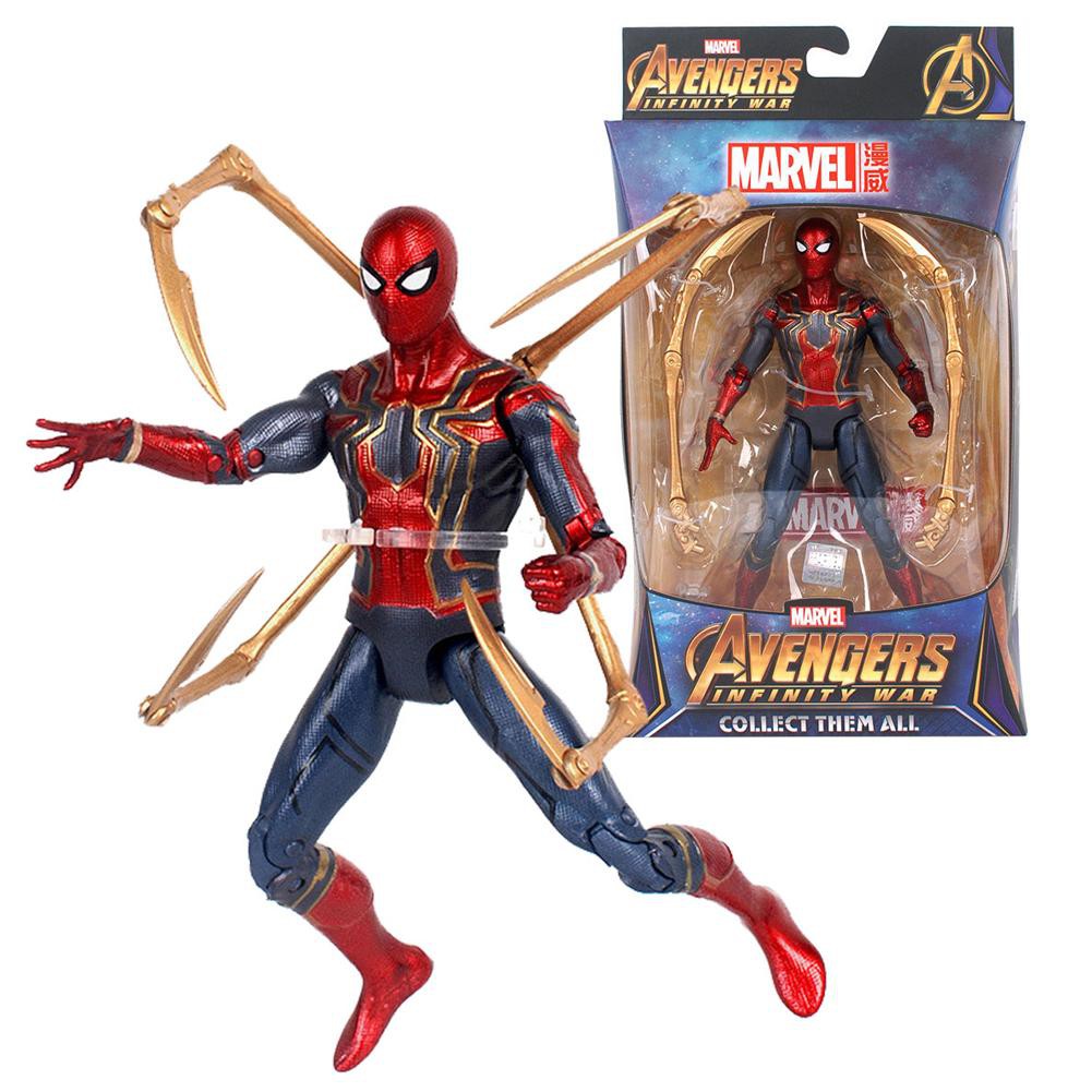 Marvel Infinity War Avengers Iron Spider Spiderman w/ Tentacles 6" Action Figure