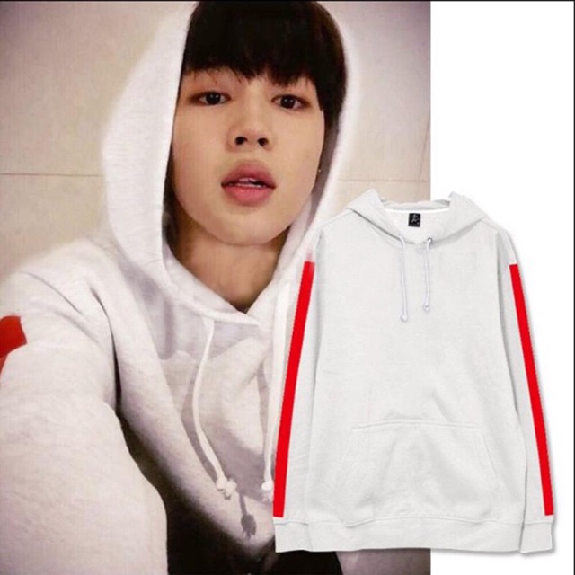 jimin grey hoodie