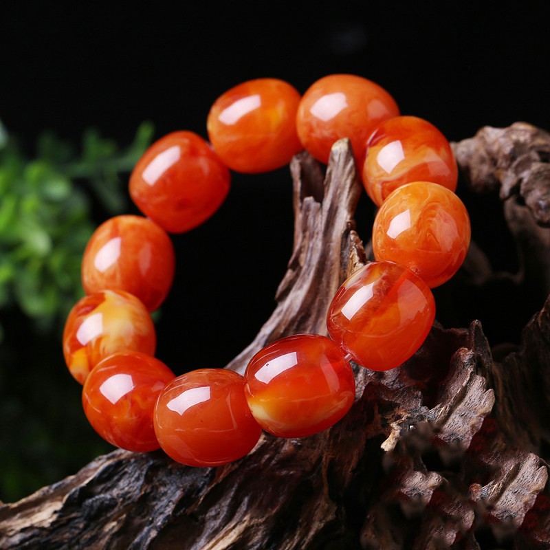 beeswax amber beads