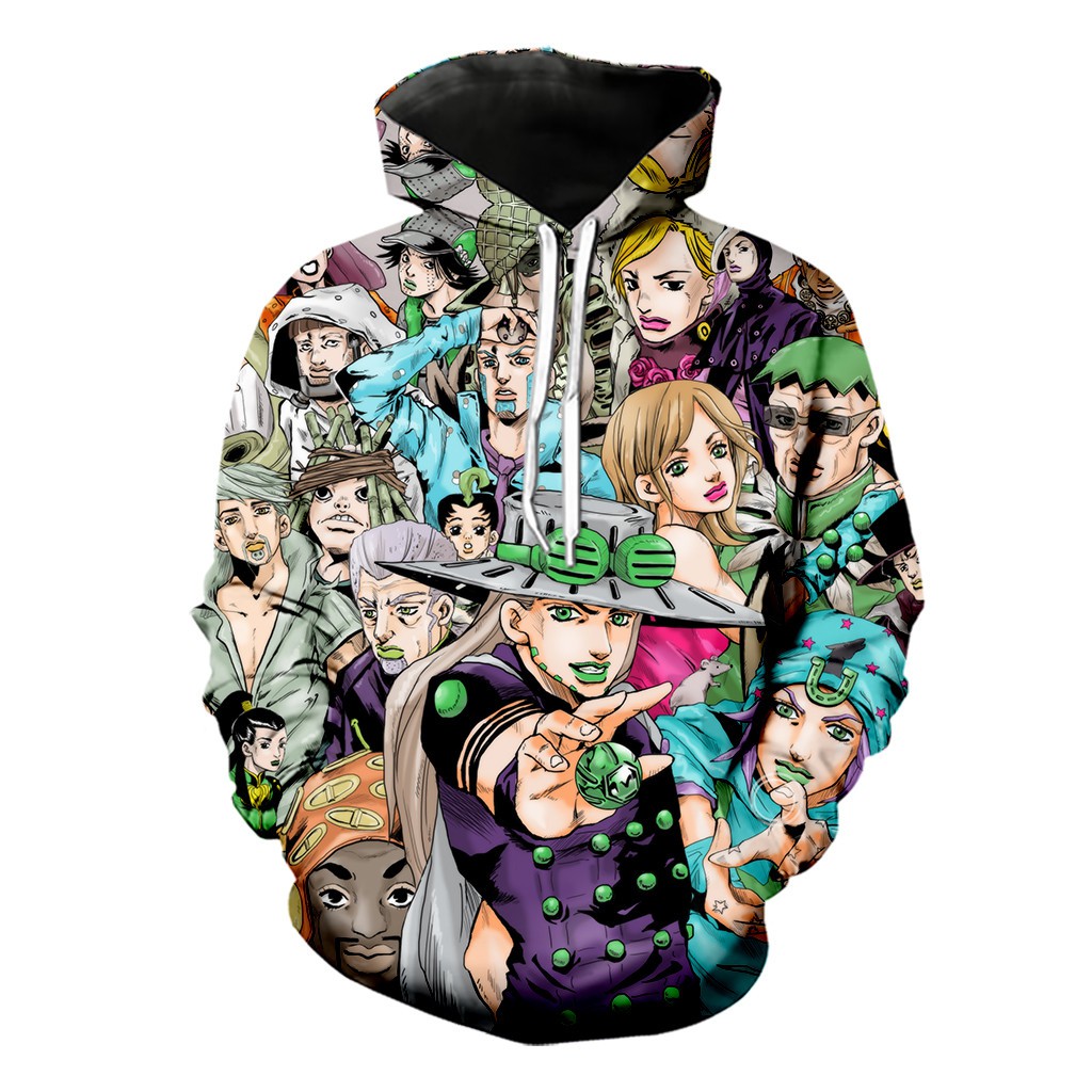 jojo anime hoodie