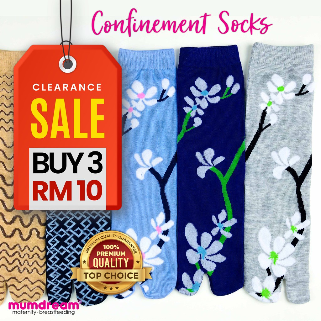 STOKIN PANTANG CONFINEMENT SOCKS IBU PANTANG MENGANDUNG Shopee Malaysia