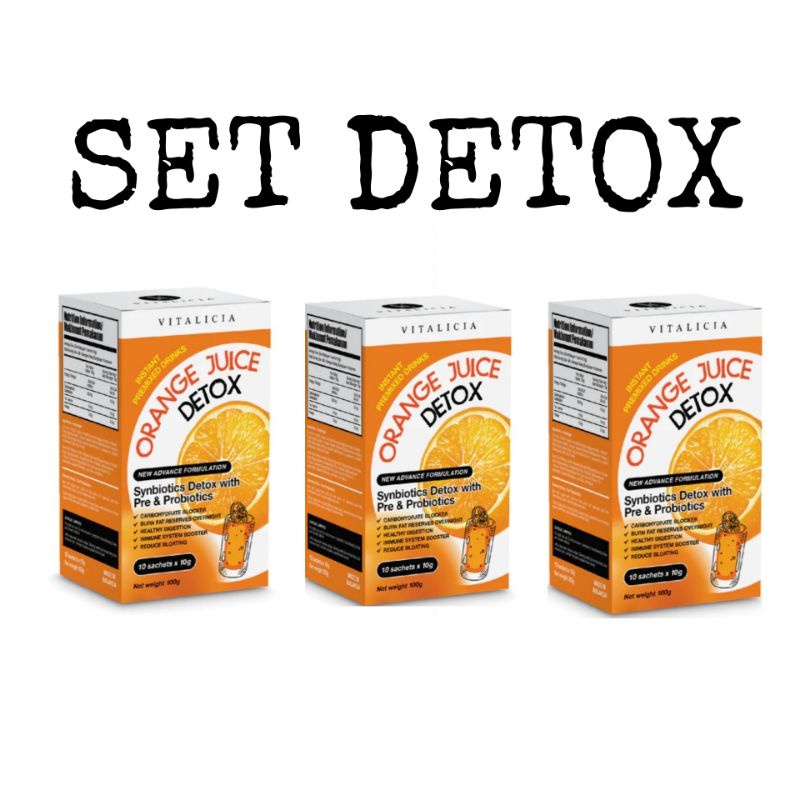 SET ORANGE JUICE DETOX (1MONTH) Shopee Malaysia