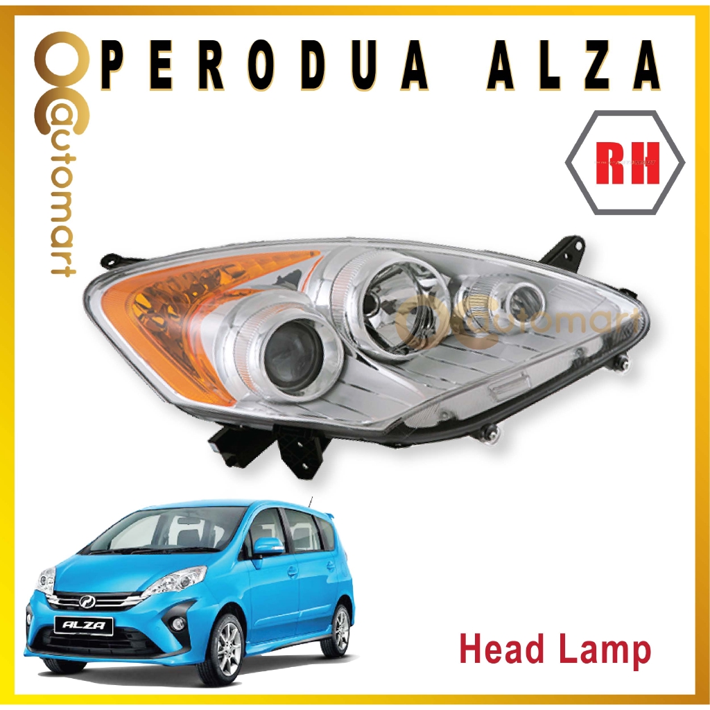 Perodua Alza 2009-2013 HeadLamp / Head Lamp