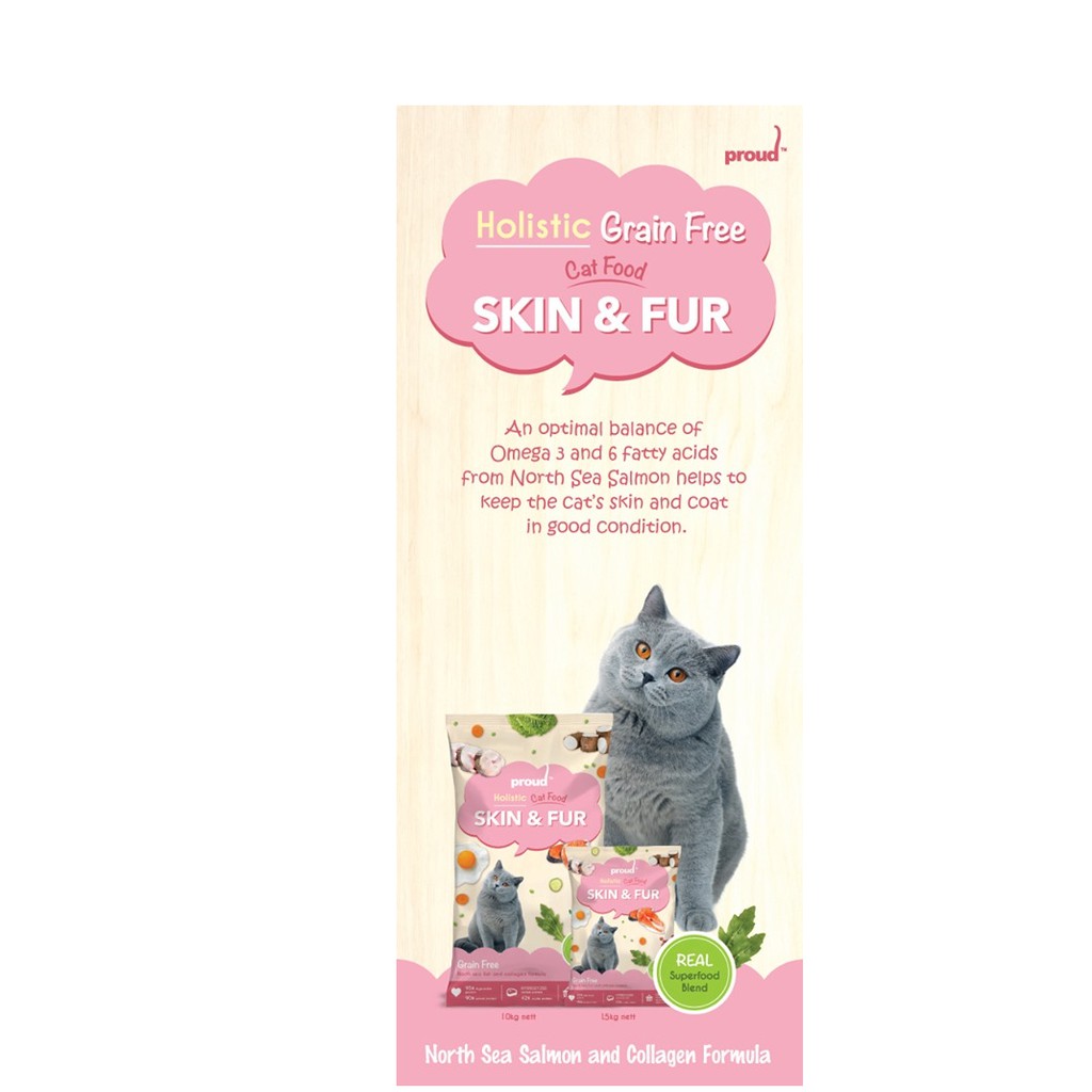 Makanan Kucing Terbaik Super Premium Holistik Grain Free For Skin