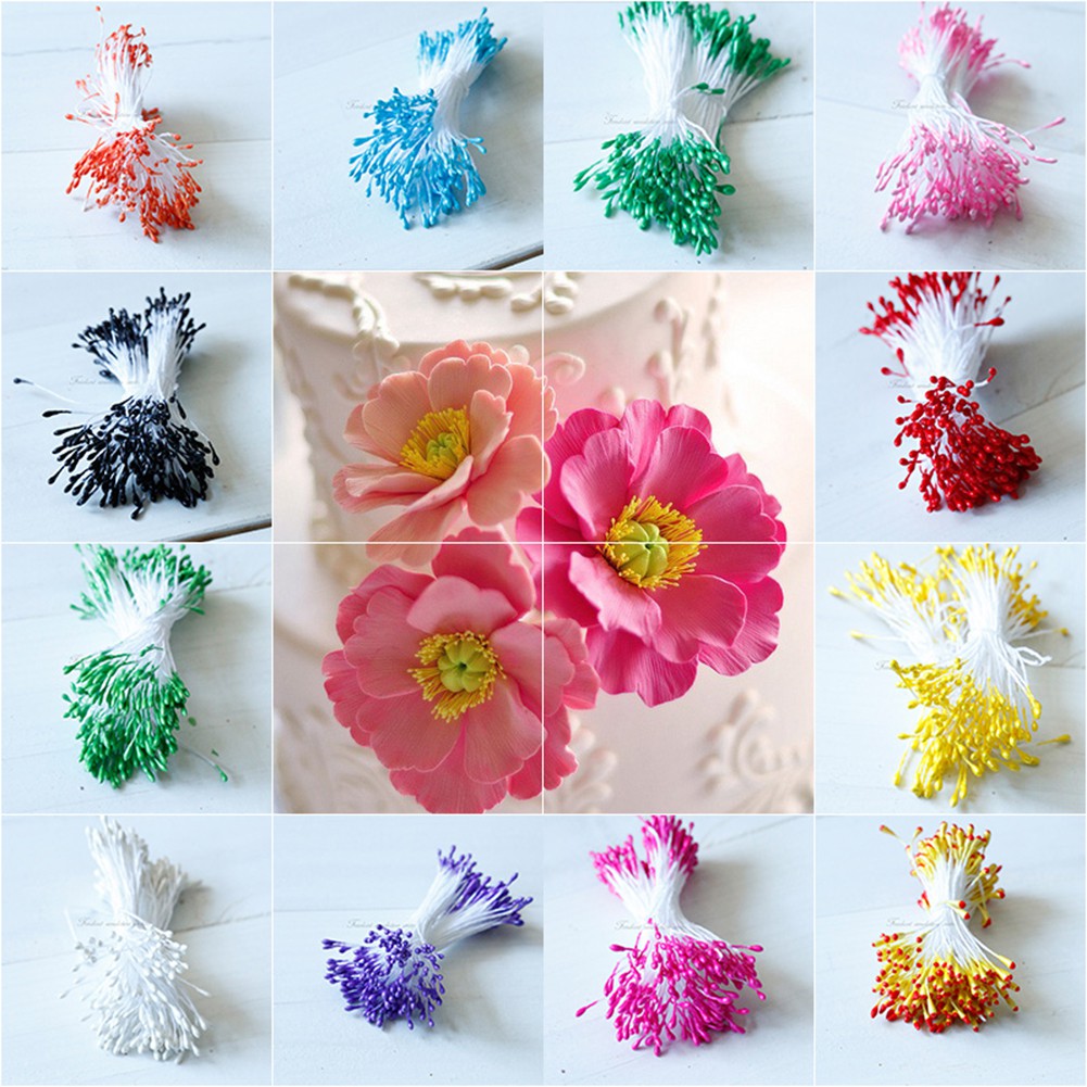 Flower Stamens 2 Bundles of 160180 Stems Pearl Stamens Craft DIY, 2.17
