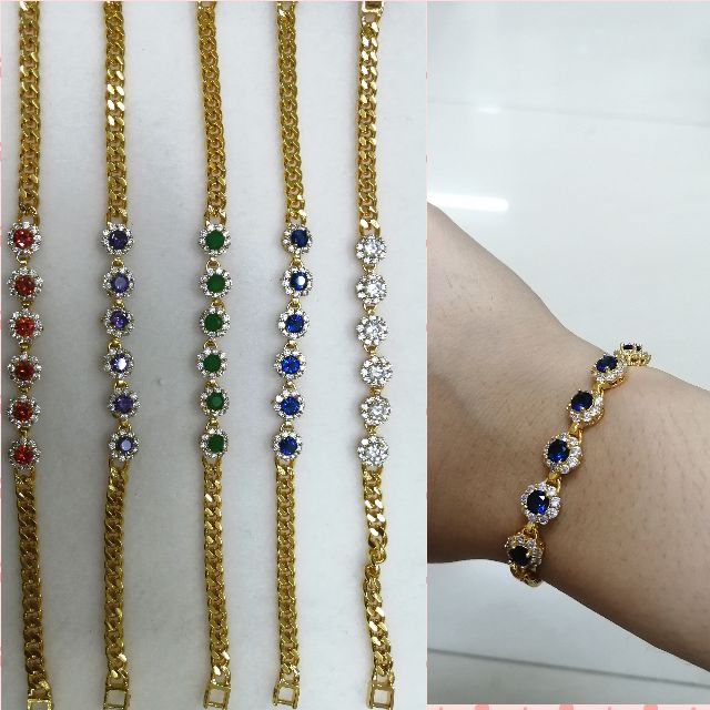 Ready Stock 24k Korea Emas Rantai Tangan