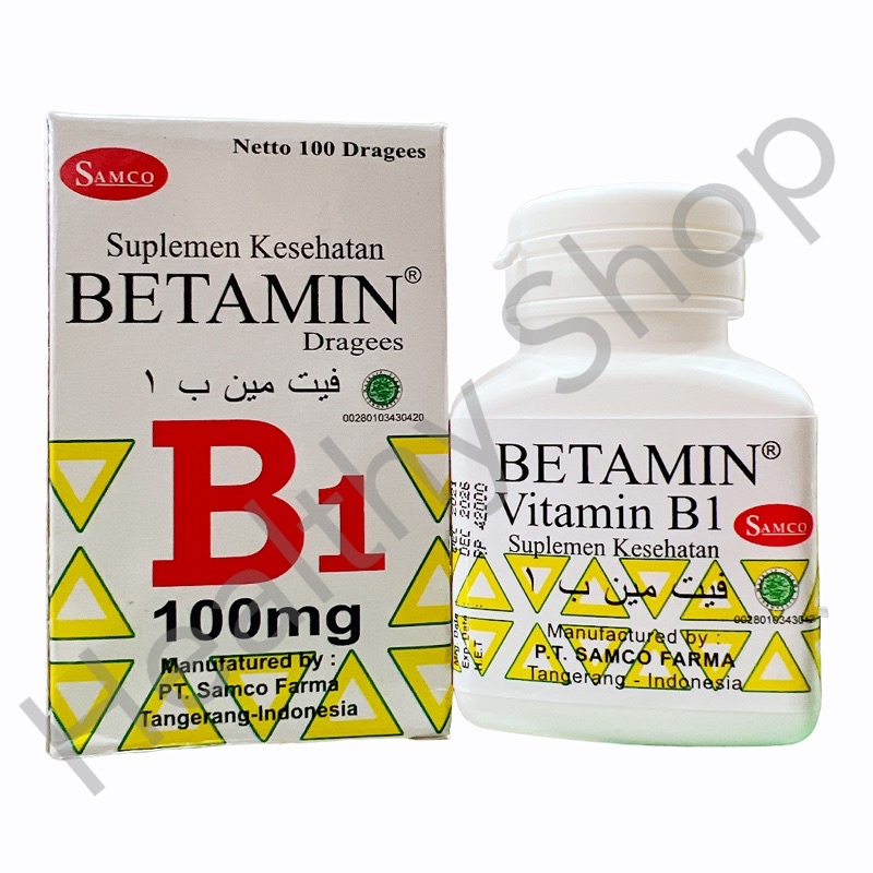 Betamine Vitamin B1 100mg (SAMCO) | Shopee Malaysia