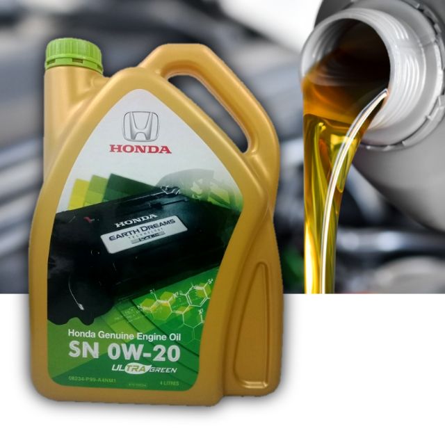 Honda Genuine Fully Synthetic SN 0W20 Engine Oil 4 Litre