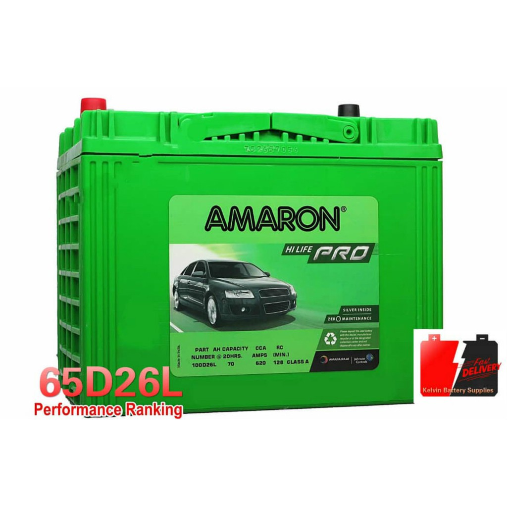 Amaron Go 55d23l Car Battery 18 Month Warranty Shopee Malaysia