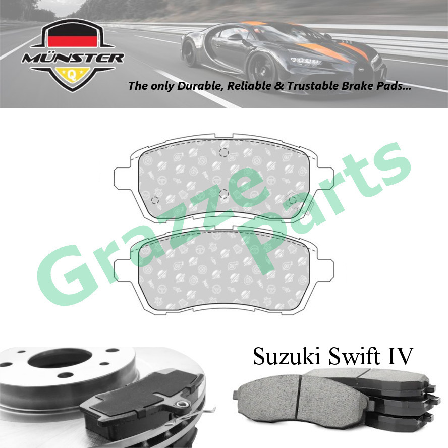 Munster Disc Brake Pad Front For Suzuki Swift Iv Azg416 Azh416 Rs416 1 6 Sport 13 M16a Shopee Malaysia