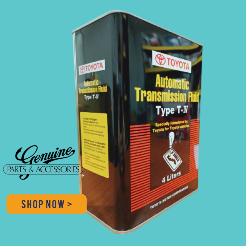 Toyota Type 4 Automatic Transmission Fluid ATF Type TIV 4 Liters