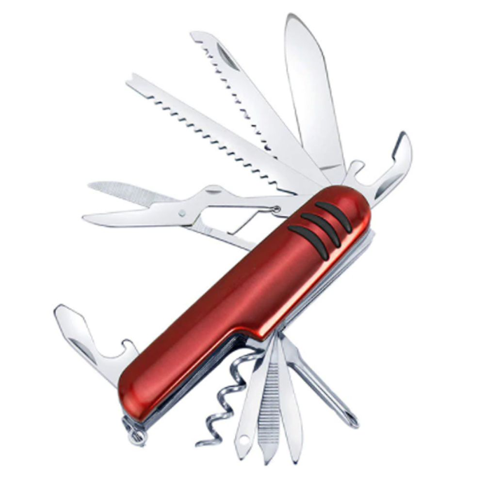 (11-In-1) MILANDO Multifunctional Swiss Knife Stainless Outdoor Camping Survival Folding Knife (Type 1)