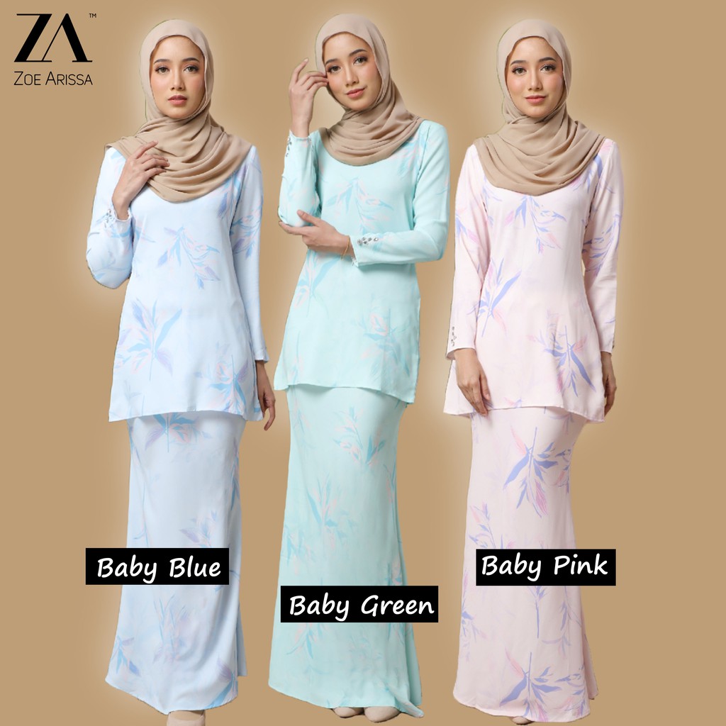 Baju Muslimah Baju Kurung Moden Sedondon Raya 2021 Zoe Arissa Baju