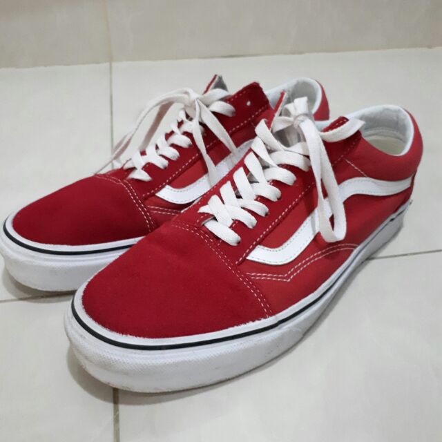 vans crimson red
