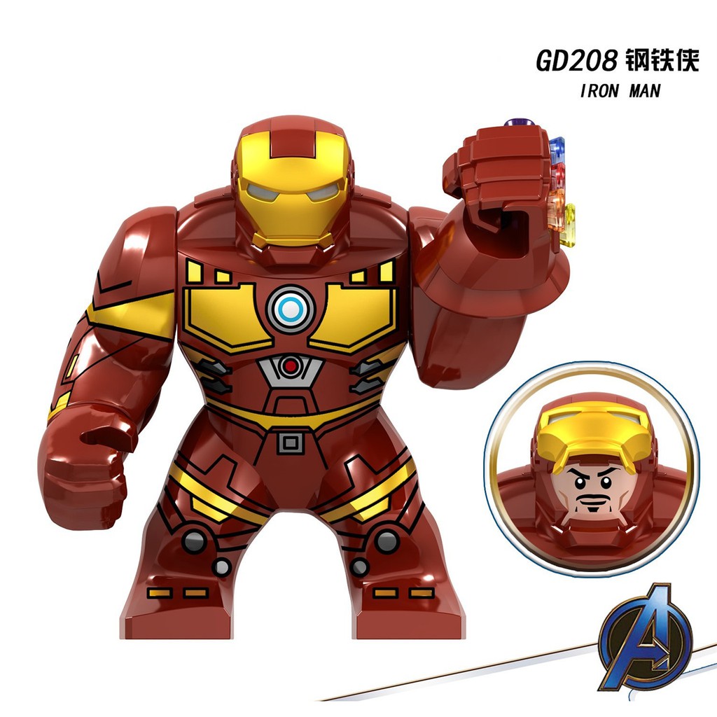 lego iron man minifigure infinity war