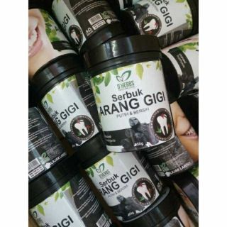 D'Herbs Serbuk Arang Gigi 50g💥  Shopee Malaysia