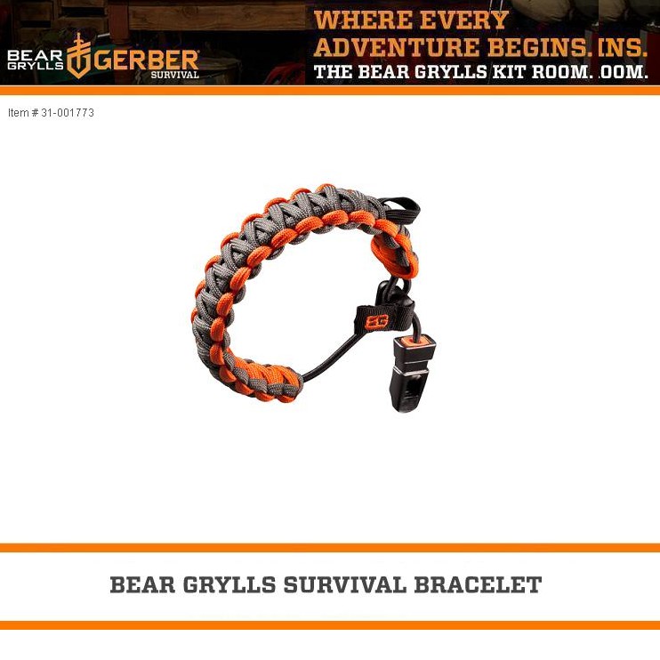gerber survival bracelet