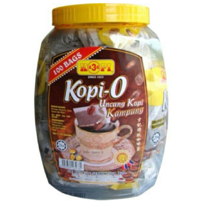 KOPI MUAR 434 100uncang black coffee halal (LOCAL READY STOCKS