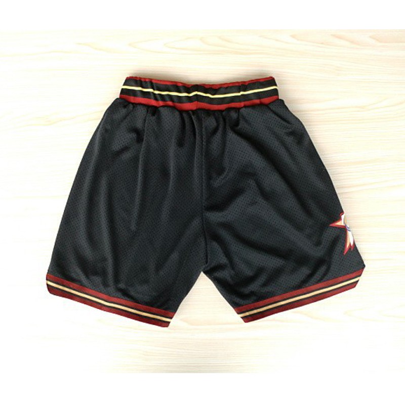 black 76ers shorts