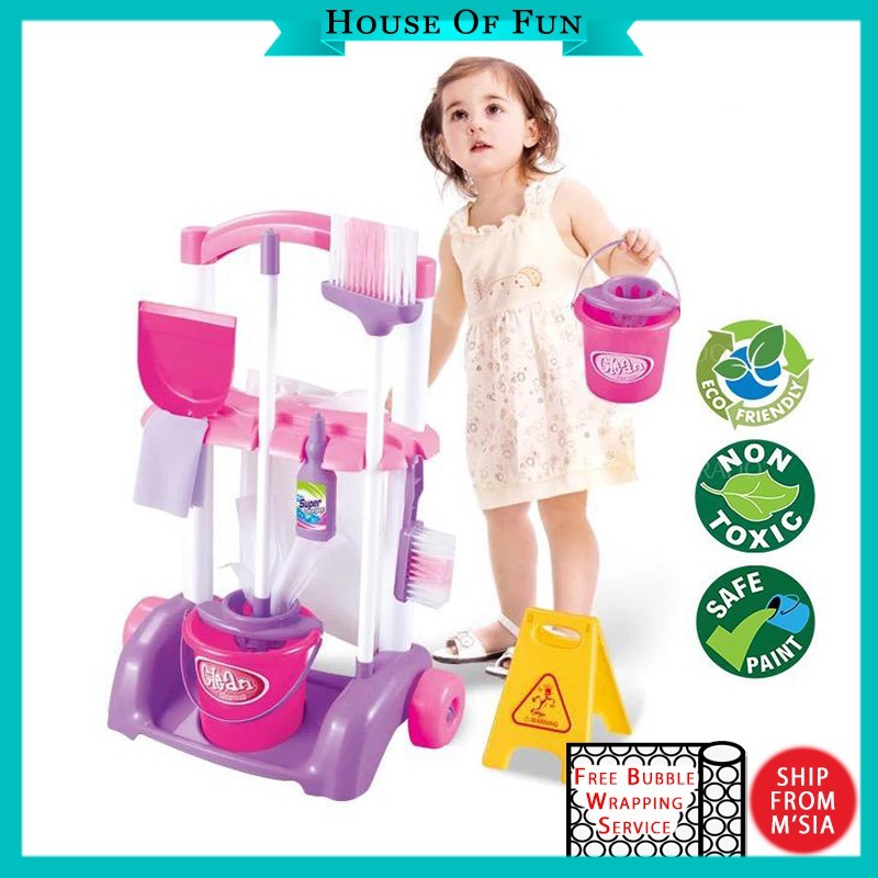 Little Helper Toys Vacuum Cleaner LED Playset Pretend Play Trolley