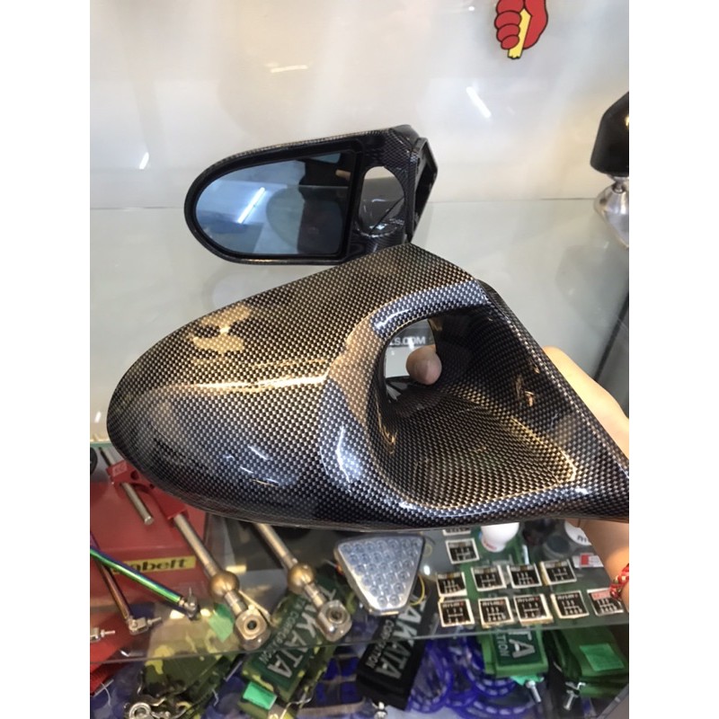 PROTON WIRA SATRIA OLD  SIDE MIRROR FIBER MOD ADA SEKALI LAMPU SIGNAL USED