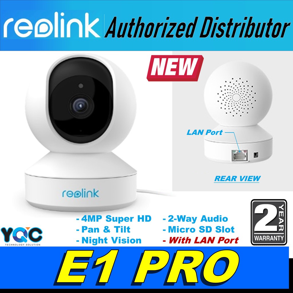 Reolink E1 Pro Wireless PT Smart Home Camera CCTV IP 4MP 4 MP Super HD ...