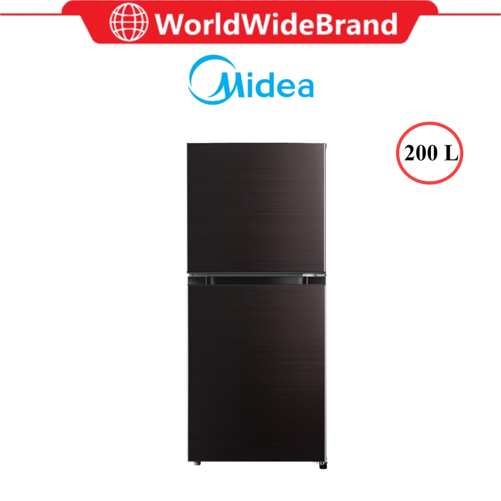 Midea MDRT268MTB28-MY Gross 200L 2 Doors Inverter Quattro Refrigerator ...